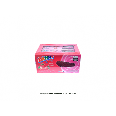 SNACK RECHEADO MORANGO DANNY 1X28X28G